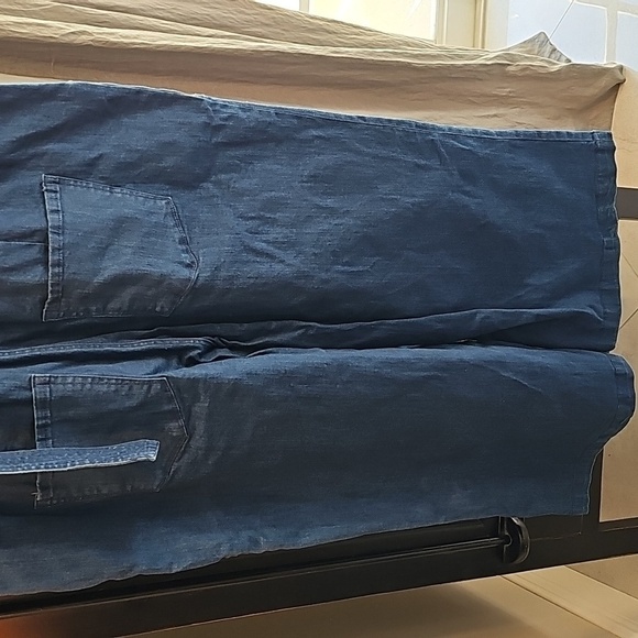 Denim Jumpsuit with Belt - So Stylish by Rachel Roy - Picture 6 of 6